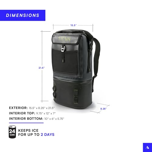 Titan by Arctic Zone Deep Freeze Welded Backpack Cooler
