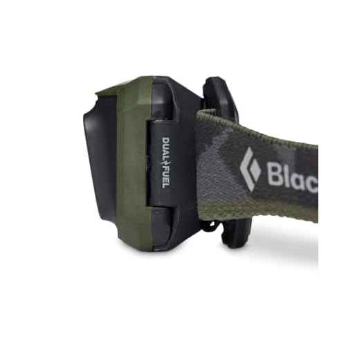 BLACK DIAMOND Storm 450 LED Headlamp, Waterproof and Dimmable Battery Powered Headlamp for Camping, Hiking, Hunting, Running, Work with Red Light Headlamp Mode, Dark Olive