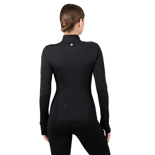 YITTY Active Women's Ultraluxe Full Zip Jacket, Athleisure, 4-Way-Stretch, Thumbholes