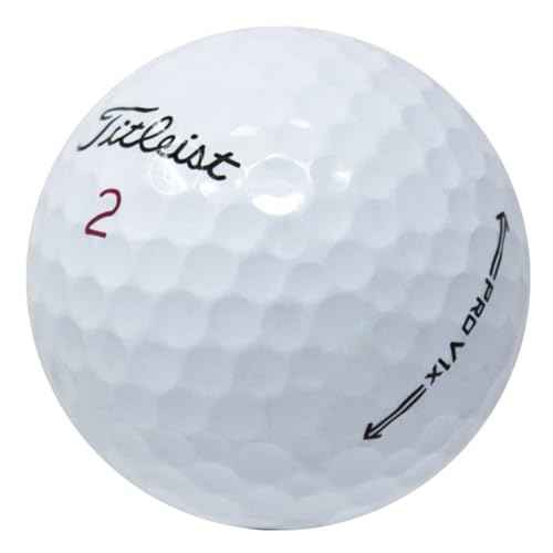 LostGolfBalls - 48 Titleist Pro V1x Golf Balls in Mint Condition, 2021 Year Model, No Logos, No Player Markings, Refinished Used Golf Balls, Quality Guaranteed, White