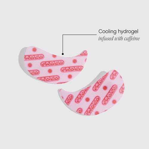 Topicals Faded Brightening Under Eye Masks | Revitalizing Patches to Depuff, Hydrate, and Illuminate | Diminishes Dark Circles and Fine Lines | Made with Kojic Acid, Caffeine & Niacinamide