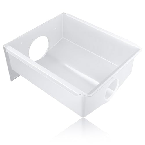 PartsBroz WPW10670845 Ice Bucket for Freezer Tray for Whirlpool Ice Maker Tray, Kenmore Ice Bin Replacement Amana KitchenA...