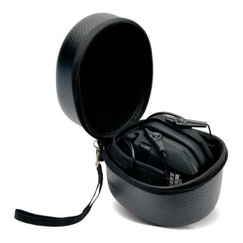 Walker's Razor Slim Electronic Shooting Earmuffs (Teal) with Protective Case