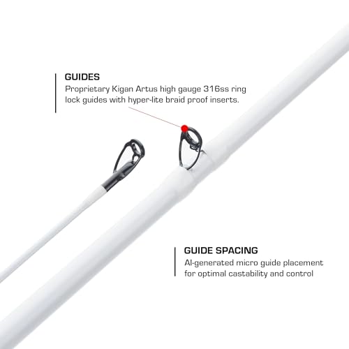 Duckett Fishing Zeus Series Spinning and Casting Rods - Lightweight, High-Performance Design