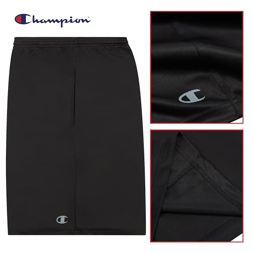 Champion Gym Shorts Men Big and Tall - 2 Pack Performance Dry Fit Running Shorts
