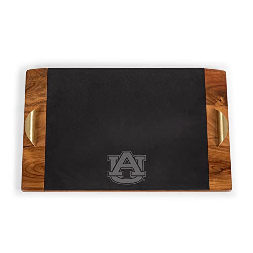 PICNIC TIME NCAA Unisex-Adult NCAA Covina Acacia and Slate Serving Tray, Charcuterie Board Set