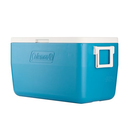 Coleman Chiller 48qt Insulated Portable Cooler with Ice Retention & Heavy-Duty Handles, Made in USA, Great for Camping, Ta...