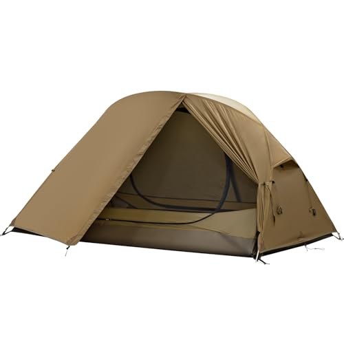 MC TOMOUNT Backpacking Tent Ultralight Nylon 1-2 Person Tent 3.3lbs-4.4lbs for Hiking Camping