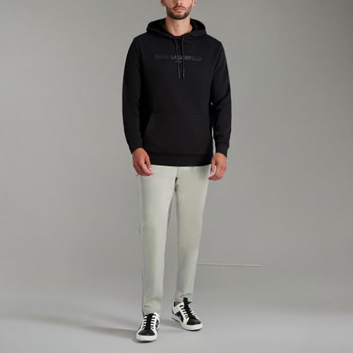 Karl Lagerfeld Paris Men's Classic Logo Hoodie