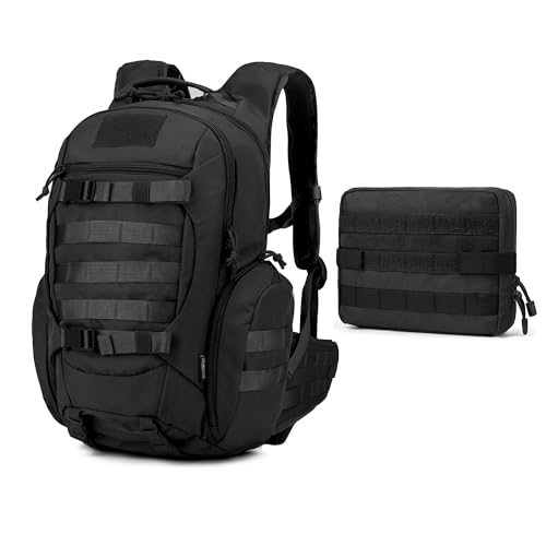 Mardingtop 28L Tactical Backpack for Men with Molle Pouch Tool Utility Pouch Bag