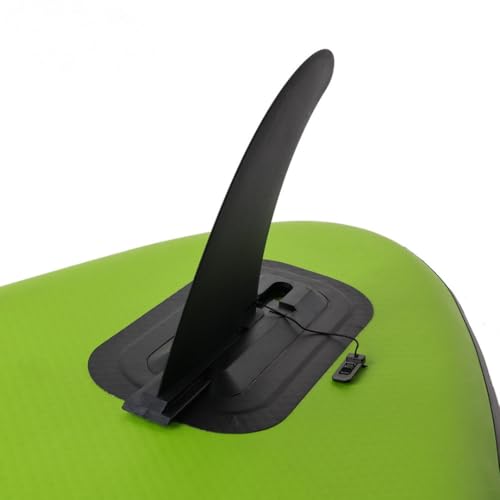 1PC Original Style Slide-in Surfboard Fins - Quick Detach Fin Box System for Paddleboards, Universal 9inch Size, Black