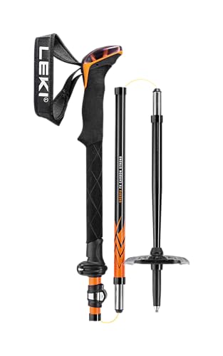 LEKI Sherpa FX Carbon Strong Trekking & Ski Poles - Collapsible Lightweight Poles for Backcountry Skiing & Alpine Trekking