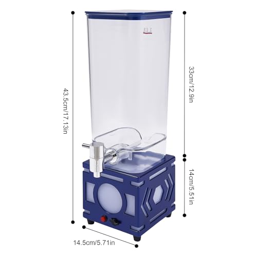 Xuthusman 3L/100oz Beer Tower Dispenser, LED Color Flash Beverage Dispensers, Rechargeable Lighted Up beer Kegs, Drink Jui...