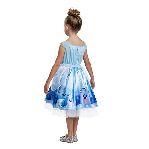 Cinderella Costume for Girls, Official Disney Cinderella Princess Dress, Toddler Size Small (2T)