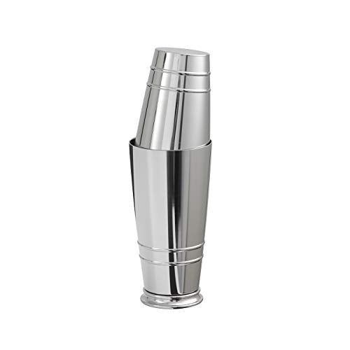 Crafthouse by Fortessa Professional Metal Barware/Bar Tools by Charles Joly, 11" Two-Piece Footed Polished Stainless Steel...