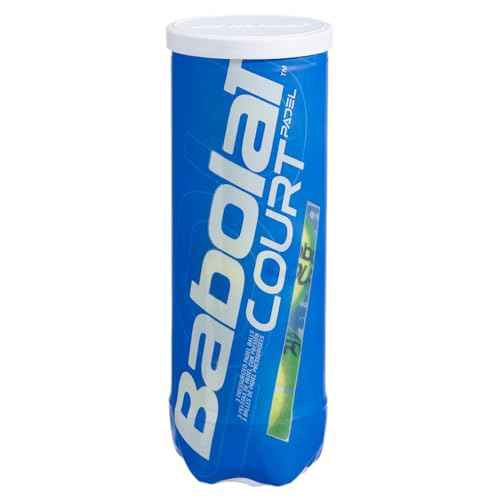 Babolat Court Padel Balls, Yellow (3 Ball Can)