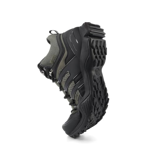 Men's Mid Waterproof Hiking Boots Lightweight Approach Trekking Comfortable Backpacking Non Slip Work Shoes Outdoor Campin...
