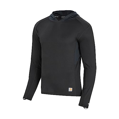 Carhartt Men's UM0222M Force¢ç Midweight Micro-Grid Base Layer Hoodie