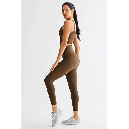 Orolay High Waisted Compression Leggings Premium 7/8 Leggings for Women Buttery Soft Yoga Pants for Women Tummy Control
