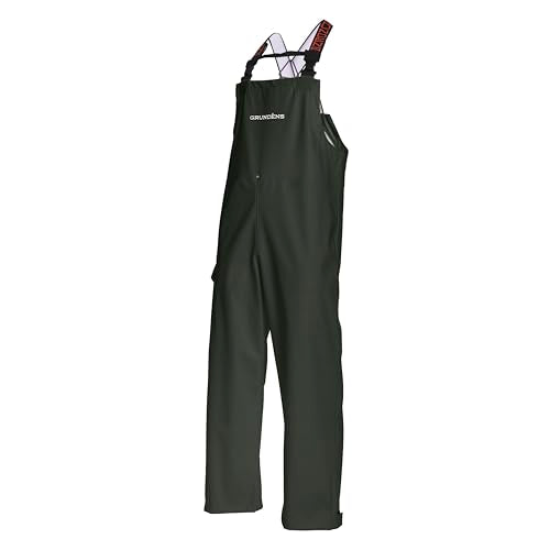 Grundéns Men’s Neptune Commercial Fishing Bib Pants, Waterproof, Adjustable
