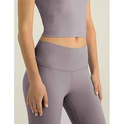 Colorfulkoala Women's Dreamlux High Waisted Workout Leggings Buttery Soft 21" Inseam Yoga Pants