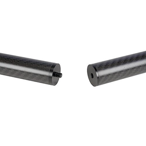 EVO Gimbals 25mm 3K Matte Carbon Fiber Extension Pole Set for Small Cameras, Stabilizers and Handheld Gimbals 0.25 in Male...