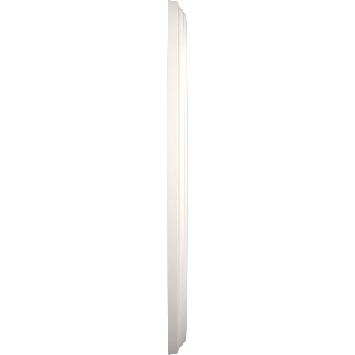 Ekena Millwork Cmp16Begbw Berkshire Thermoformed Pvc Ceiling Medallion (Fits Canopies Up To 7), 16Od X 3 1/2Id X 1P, Ultracover
