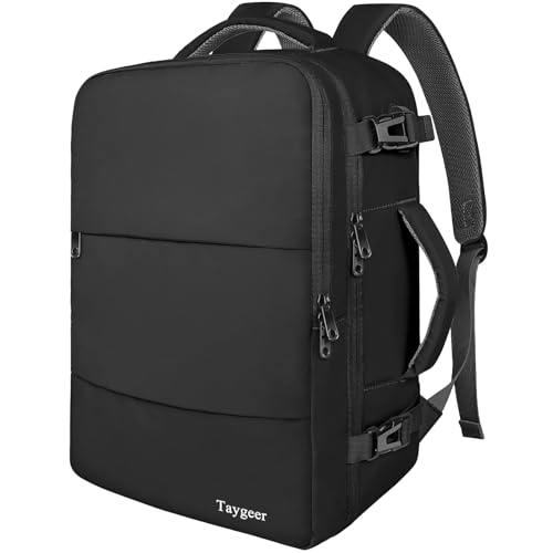 Taygeer Travel Laptop Backpack for Men Women, Airplane Approved Travel Backpack Suitcase with Usb Charging Port, Lightweig...