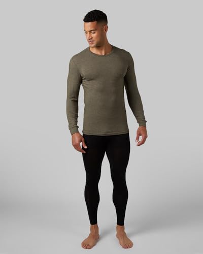 32 Degrees Heat Men’s Lightweight Baselayer Crew Top – Thermal Long Sleeve Shirt for Cold Weather