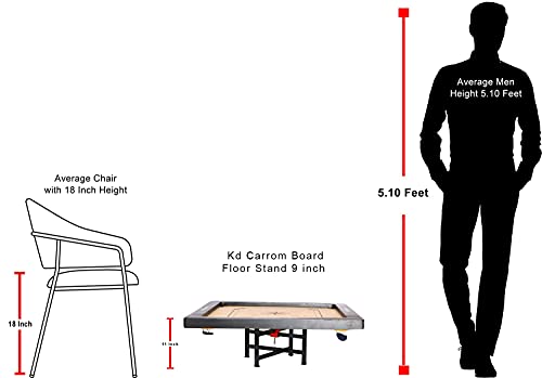 Surco Professional Carrom Board Carrom Stand Floor Stand