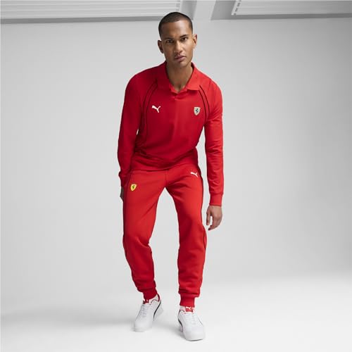 PUMA Mens Scuderia Ferrari Formula 1 Long Sleeve Race Polo