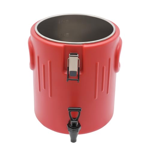 HIFMGHE Insulated Beverage Dispenser 3.5Gal, Hot and Cold Drink Dispenser with Stainless Steel Interior, Lid and Spout, 6-...