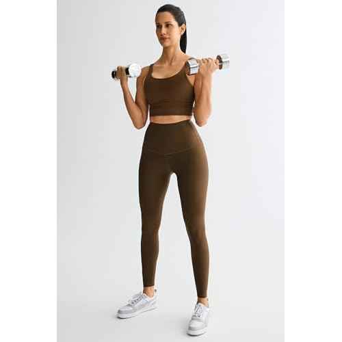 Orolay High Waisted Compression Leggings Premium 7/8 Leggings for Women Buttery Soft Yoga Pants for Women Tummy Control