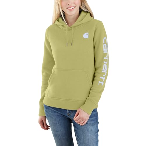 Carhartt Women's Relaxed Fit Midweight Logo Sleeve Graphic Sweatshirt