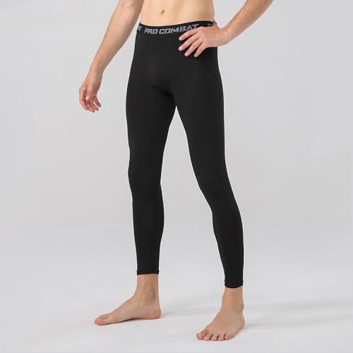 Men’s Compression Pants Tights Leggings Sports Baselayer Running Athletic Workout Active Ankle-Length Pants