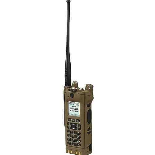 Motorola Solutions NNTN8235A- Military RSM, IP57, Windporting Coyote Brown Remote Speaker Microphone for SRX2200 Combat Radio