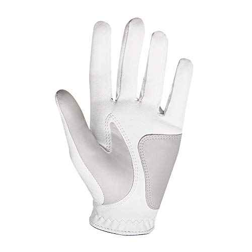 FootJoy Women's WeatherSof Prior Generation Golf Glove, White Medium, Worn on Right Hand