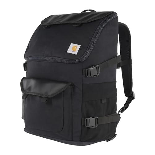 Carhartt 35L Nylon Workday Backpack, Durable Water-Resistant Pack with 15" Laptop Sleeve and Adjustable Shoulder Straps, B...