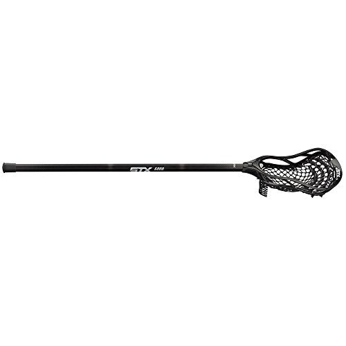 STX Lacrosse Stallion 200 Boys Complete Stick with Mesh Pocket, Attack/Midfielder