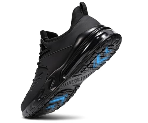 LARNMERN Non Slip Work Waterproof Shoes for Women Steel Toe Comfortable Indestructible Construction Food Service Chef Snea...