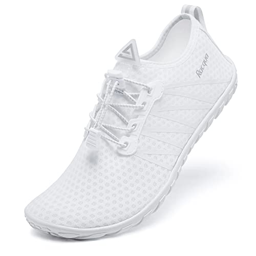 Racqua Women Men Water Shoes Barefoot Sport Beach Swim Shoes