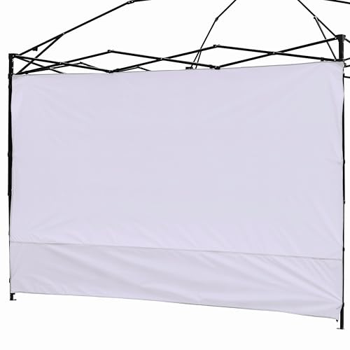Canopy Sunwall Sidewall Gazebos Tent Waterproof for 10x10ft Pop up Canopy Straight Leg Gazebos Outdoor Instant Canopies 1 ...
