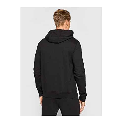 Armani Exchange mens Icon Project Embroidered Logo Hooded Sweatshirt
