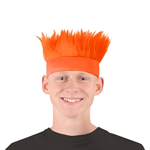Beistle Orange Hairy Headband