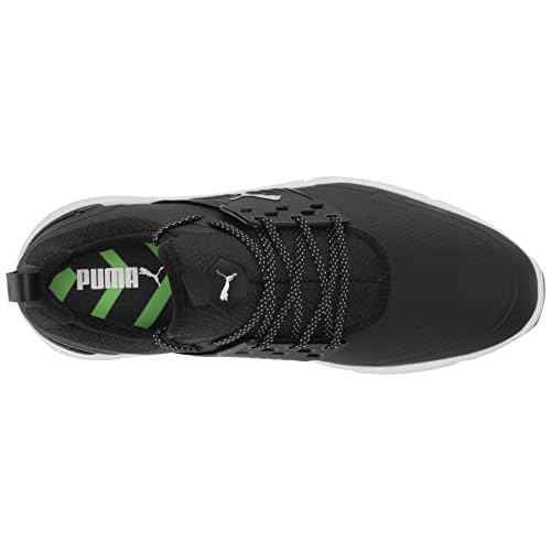 PUMA Men's Ignite Articulate Golf Shoe, Black Silver Black, 11