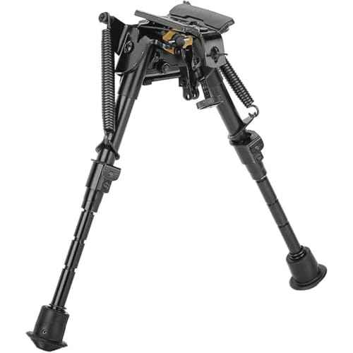 Caldwell XLA Pivot Bipod with Adjustable Notched Legs and Slim Folding Design for Easy Transport, Rifle Stability, and Target Shooting
