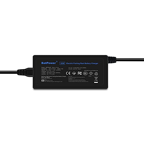 BatPower 65W Prof Electric Fishing Reel Battery Charger Power Supply Compatible for Daiwa BM2300 LB3100 BM2600 BM2900 BM32...