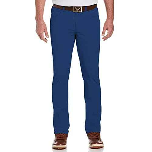 Callaway Men¡¯s EverPlay 5-Pocket Golf Pants with Comfort Waistband, Stretch Non-Iron Fabric, Moisture-Wicking, Tapered Fit