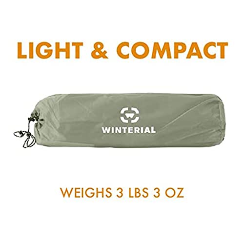 Winterial Camping Tent, 1/3/6 Person Lightweight Personal Bivy 1 to 6 Person Tent with Waterproof Tent Rainfly, Durable St...