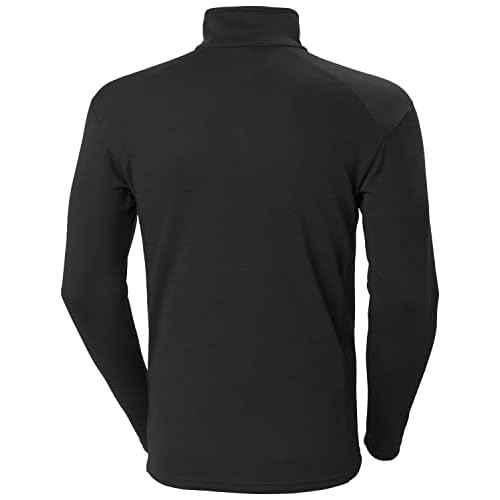 Helly-Hansen Mens HP 1/2 Zip Pullover, 982 Ebony, X-Large